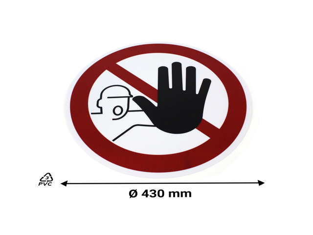 Pictogramme de sécurité adhésif 