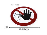 Pictogramme de sécurité adhésif 