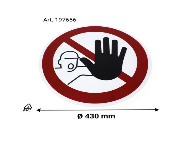 Pictogramme de sécurité adhésif 