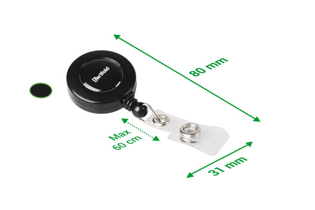 Enrouleurs Black Line, avec clip
