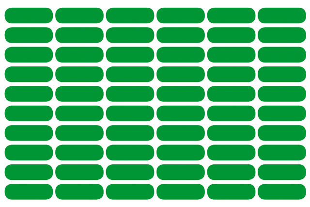 Color Sign: boîte de 100 feuillets: vert