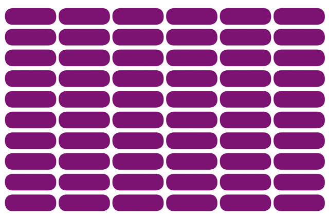 Color Sign: boîte de 100 feuillets: violet